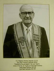 This is a picture of the Late Sir Knt Albert Greenaway, Royal Black Lecturer 1945 - 1991